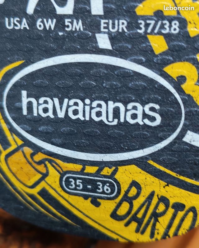 Tongs Havaïanas enfant Simpson (image 2)