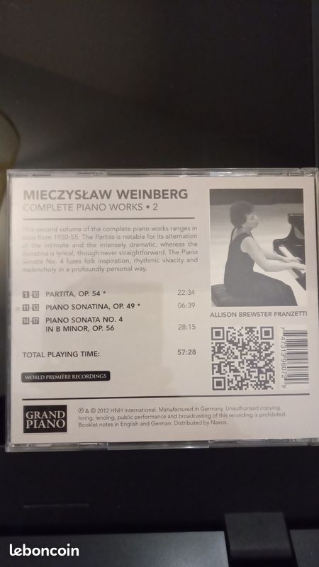CD Weinberg piano works 2 (image 2)