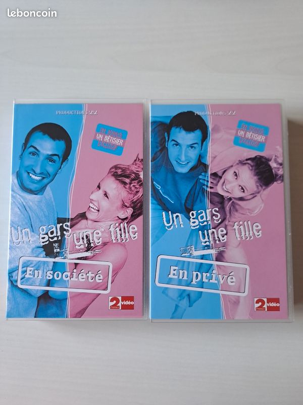 VHS Un gars une fille pack n°3 (2 cassettes) (image 3)