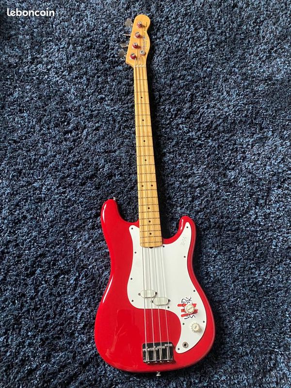 Fender Bullet Bass Deluxe B-34 1980 Red (image 3)