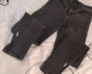 MINI JEAN SKINNY évasé mi-hauteur Zara Z1975 34 US 2 noir neuf avec étiquette | 4979/234 EUR 20,67 - FR