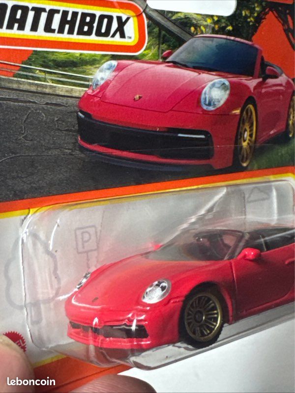Matchbox Porsche 911 Carrera Cabriolet Die-Cast Car - Black Model 54/100