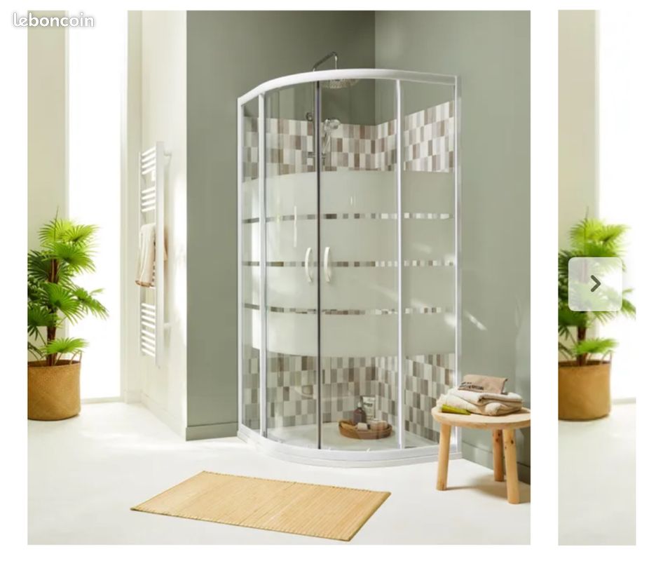 Paroi douche angle (image 1)