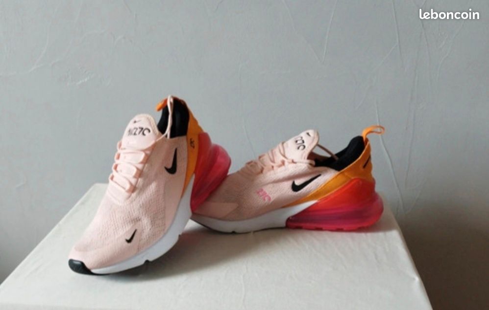 Coral Nike 270 Rose Orange Nike Air Max 270 Femme Washed Coral