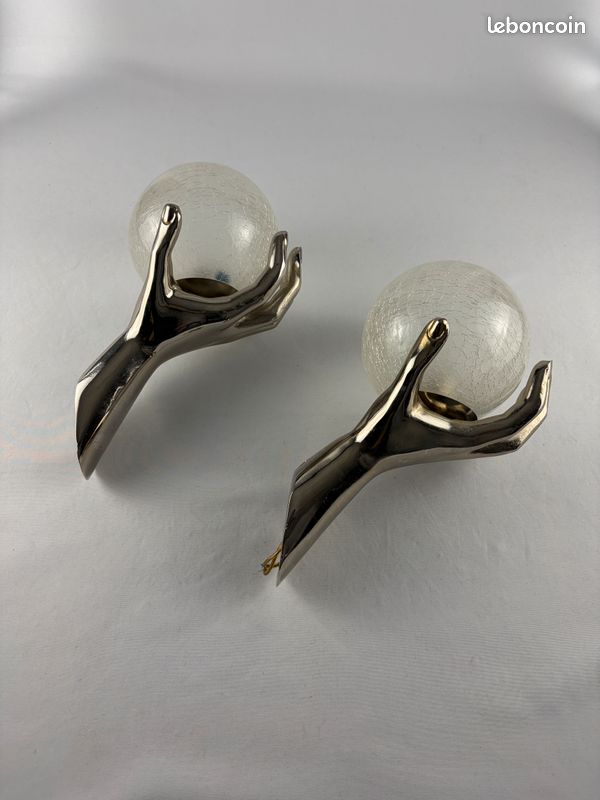 Paire d'appliques Maison Arlus (image 2)