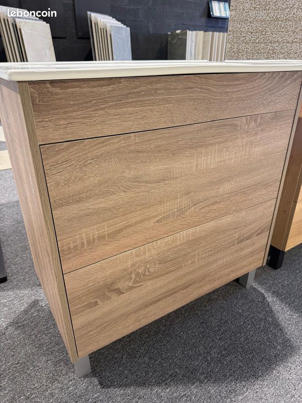 🛁 Meuble salle de bain + vasque + miroir – Liquidation -50% (image 2)