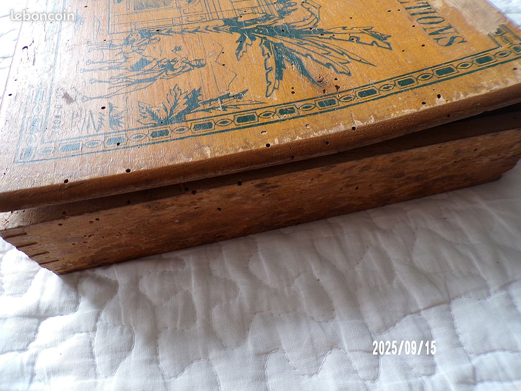 Ancien Jeu De Construction En Bois JFL - Architecture Française - Vintage
