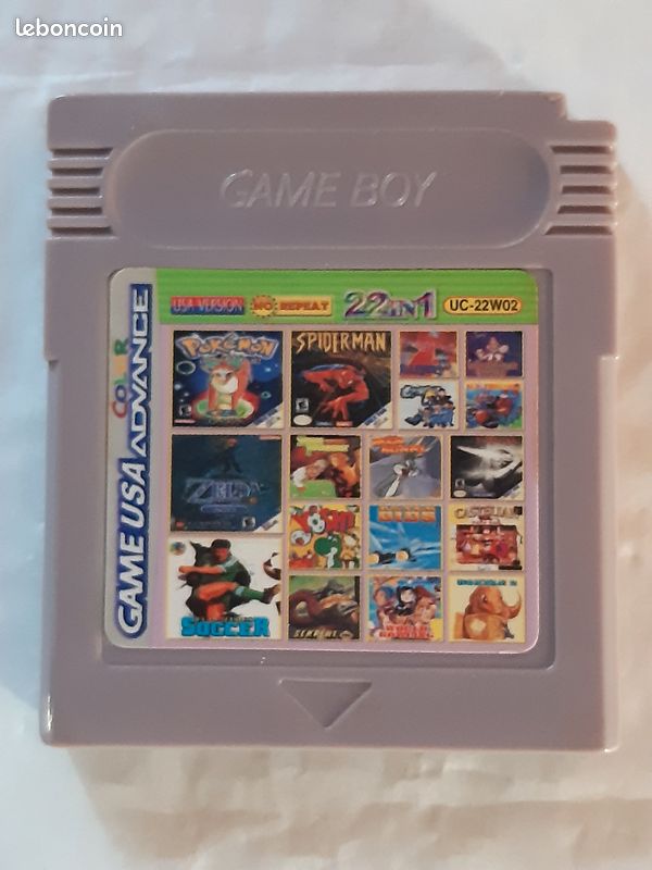 Gameboy Original - Cartouche de jeu 32 en 1 jeux