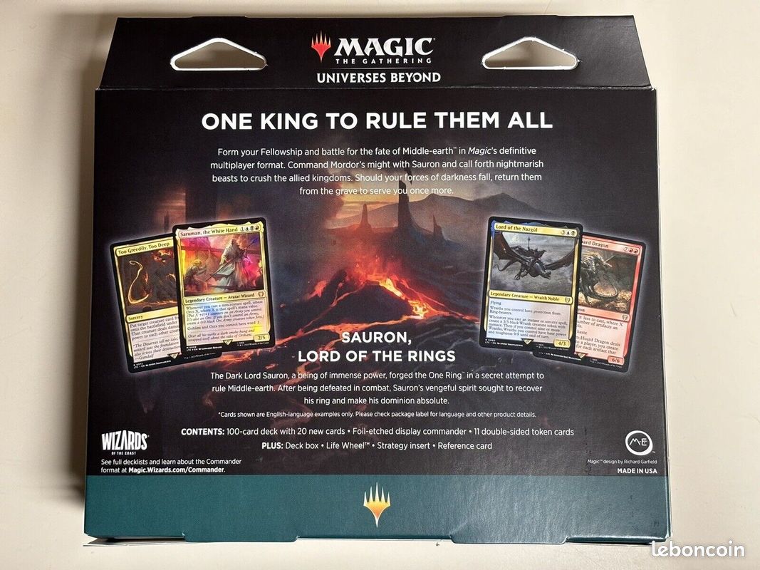 MTG : Le Seigneur des Anneaux - Deck Commander (FR) : Les Armées du Mordor – Les Dés masKés