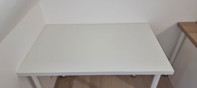 LINNMON / ADILS Bureau, gris foncé/blanc, 100x60 cm - IKEA