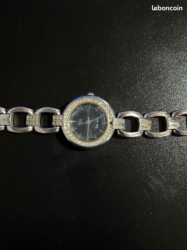 Montre bracelet en cristal argenté pour femmes Go Girl Only (image 10)
