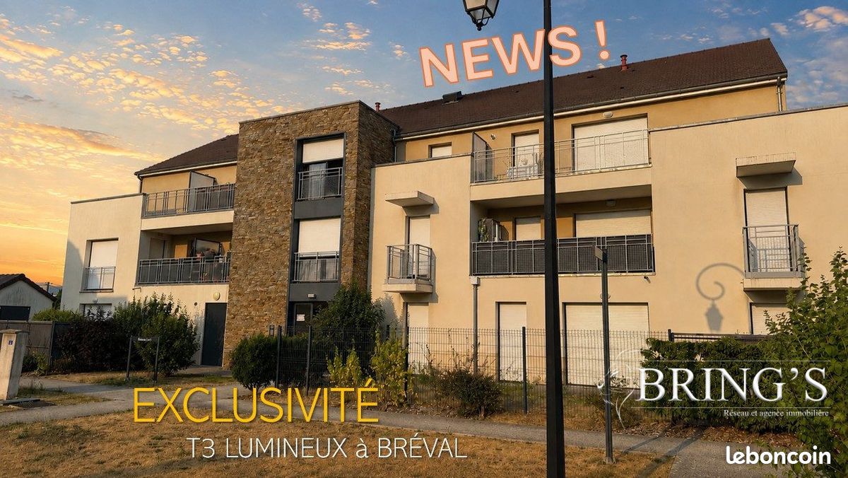 Appartement 3 pièces 59 m² · à Bréval · 59 m² · 224 000 €