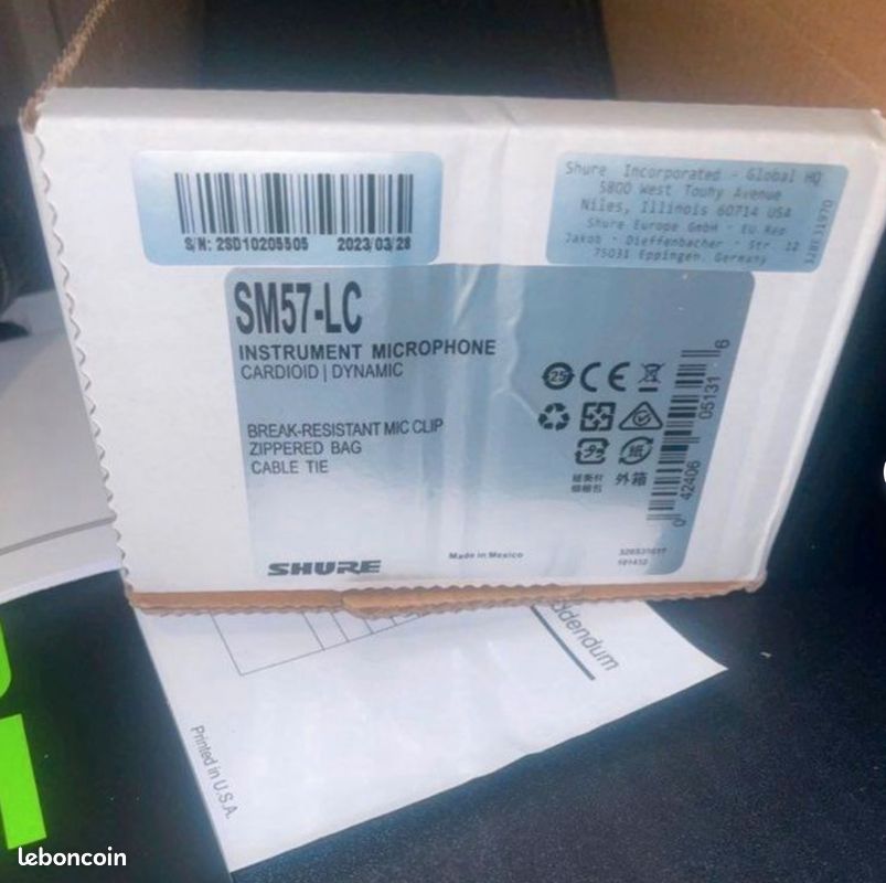 Recherche micro Shure Sm57 (image 2)
