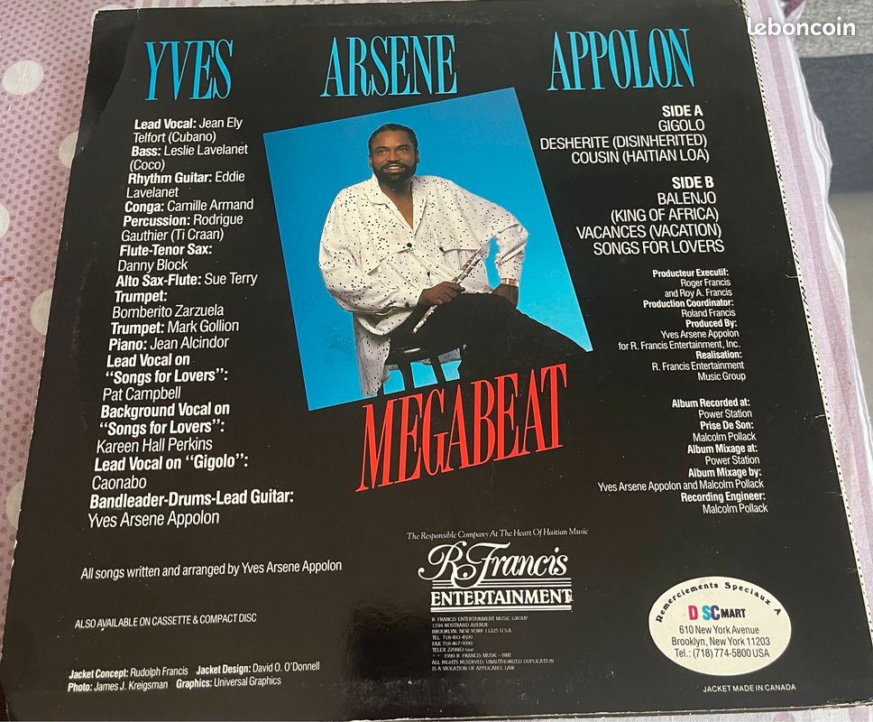 Vinyles yves arsene appolon (image 1)