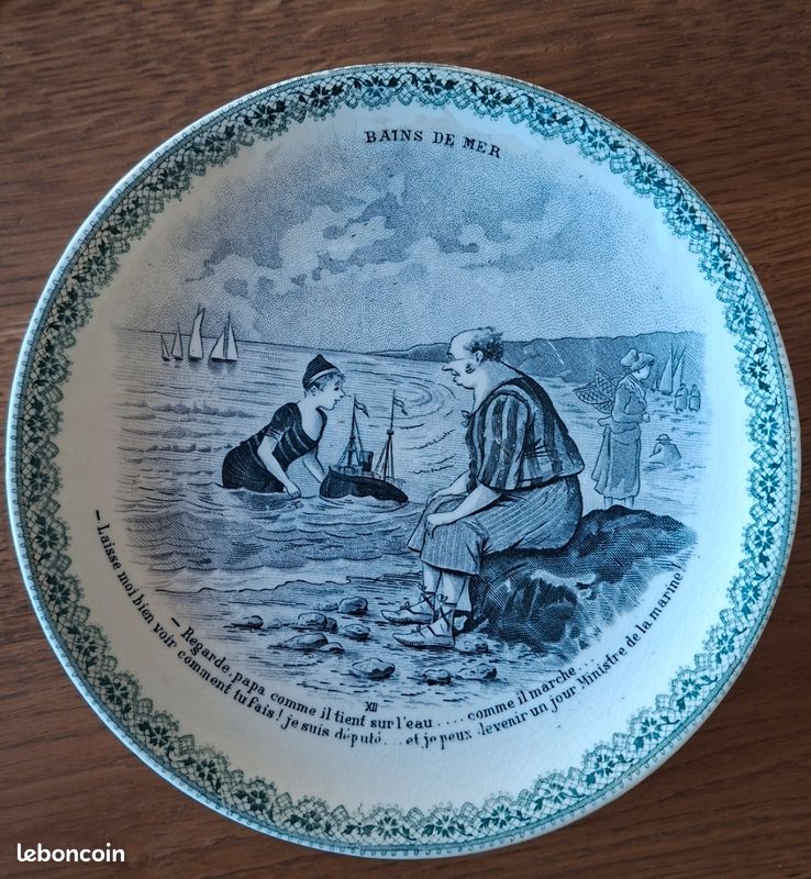 8 assiettes parlantes (Bains de Mer) (image 16)