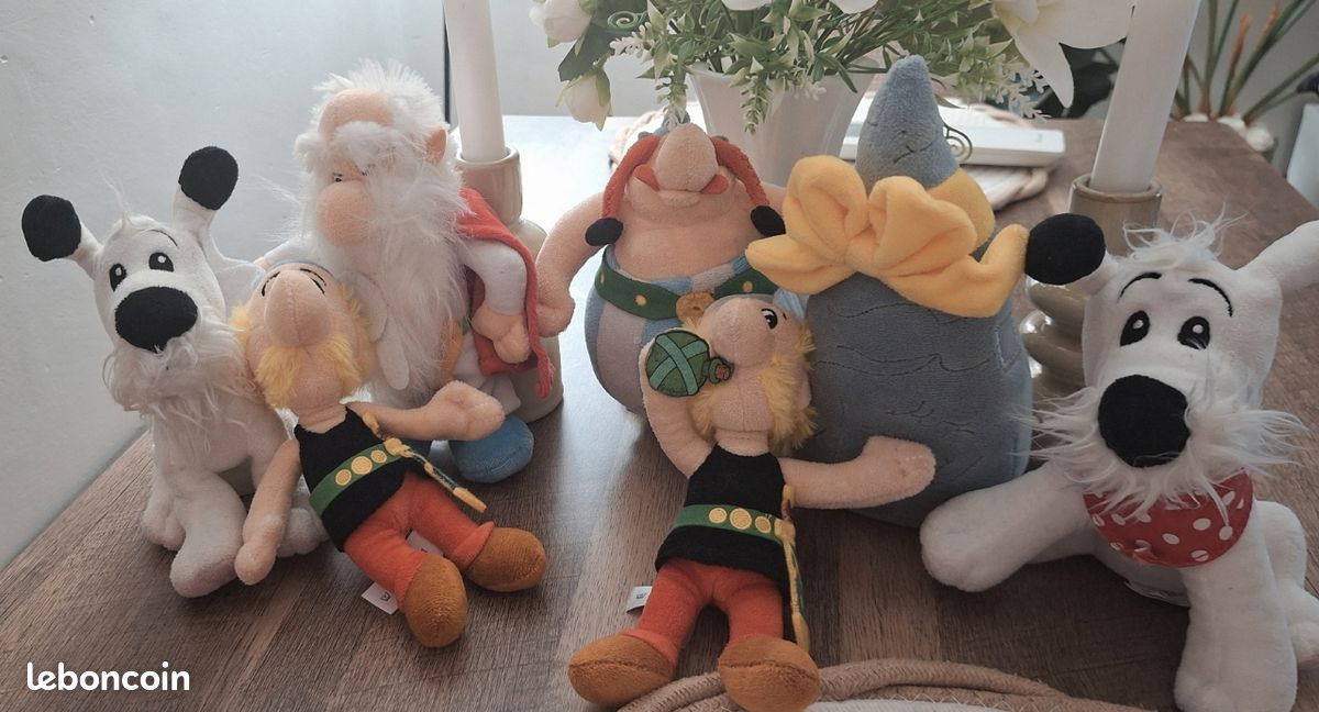 Lot Peluches astérix (image 1)