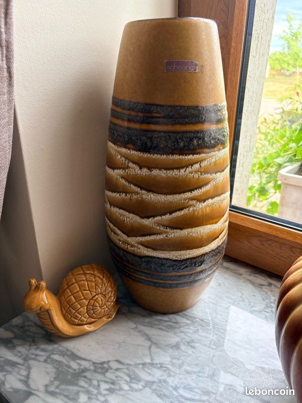 Vase vintage signé Scheurich 🏺🤎 (image 1)