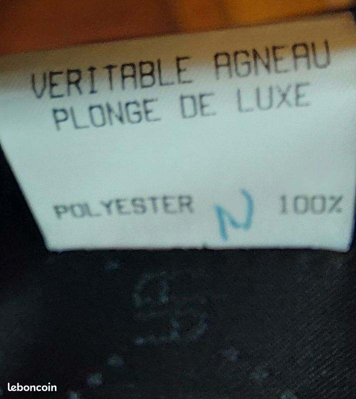 Manteau cuir (agneau plongé) de marque Absolu - Neuf (image 10)