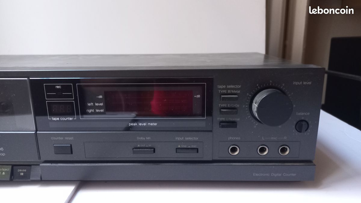 Lecteur Cassette Technics RS-B10 Vintage - Pour Pièces (état Non Fonctionnel)