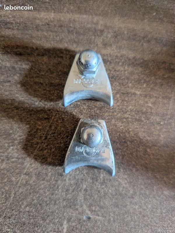 Paire D'étriers De Frein Vélo Vintage Motobécane – Aluminium – Tirage Central