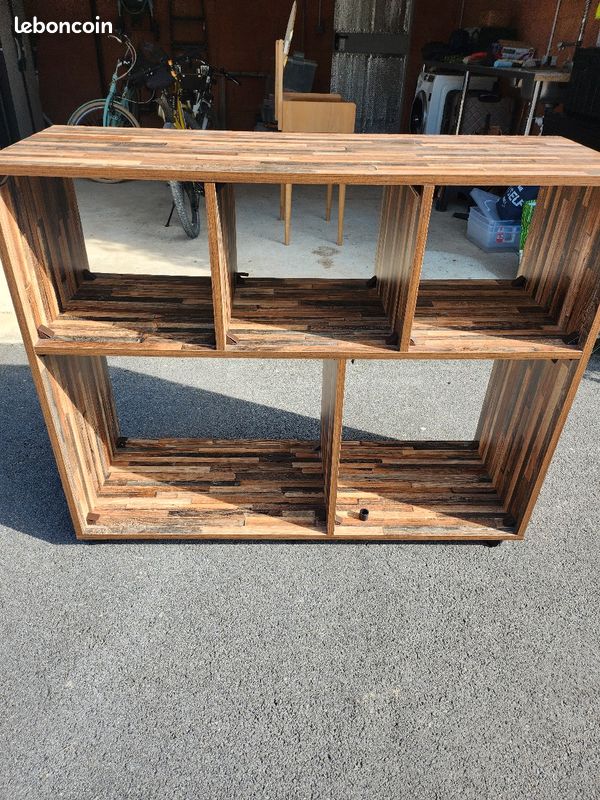 Meuble déco fait maison sur roulettes (image 4)