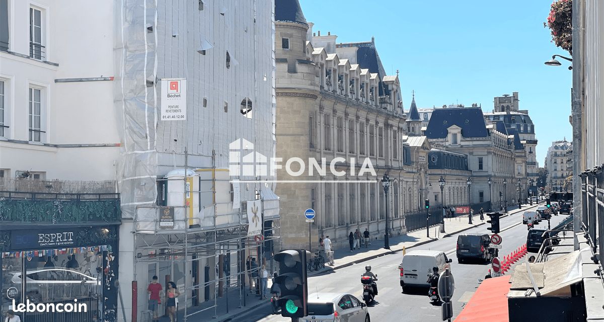 Paris iii – reaumur-sebastopol / rue saint martin – appartement traversant et lumineux avec belle hauteur sous plafond 3m (image 7)