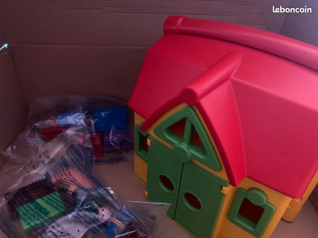 Jeu playmobil 1.2.3 ferme transportable (image 2)