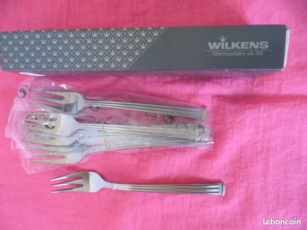 Six Fourchettes Gâteaux "Greco" Wilkens Germany (image 1)