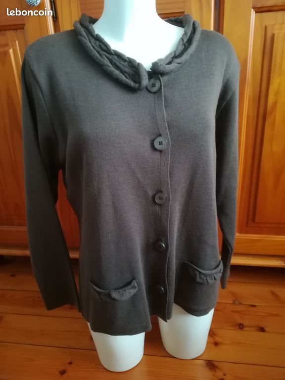 Gilet duger taille 3 marron femme (image 1)