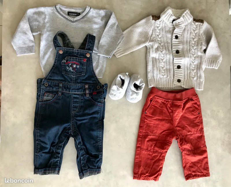 Lot vêtements bébé garçon 6 mois (image 2)