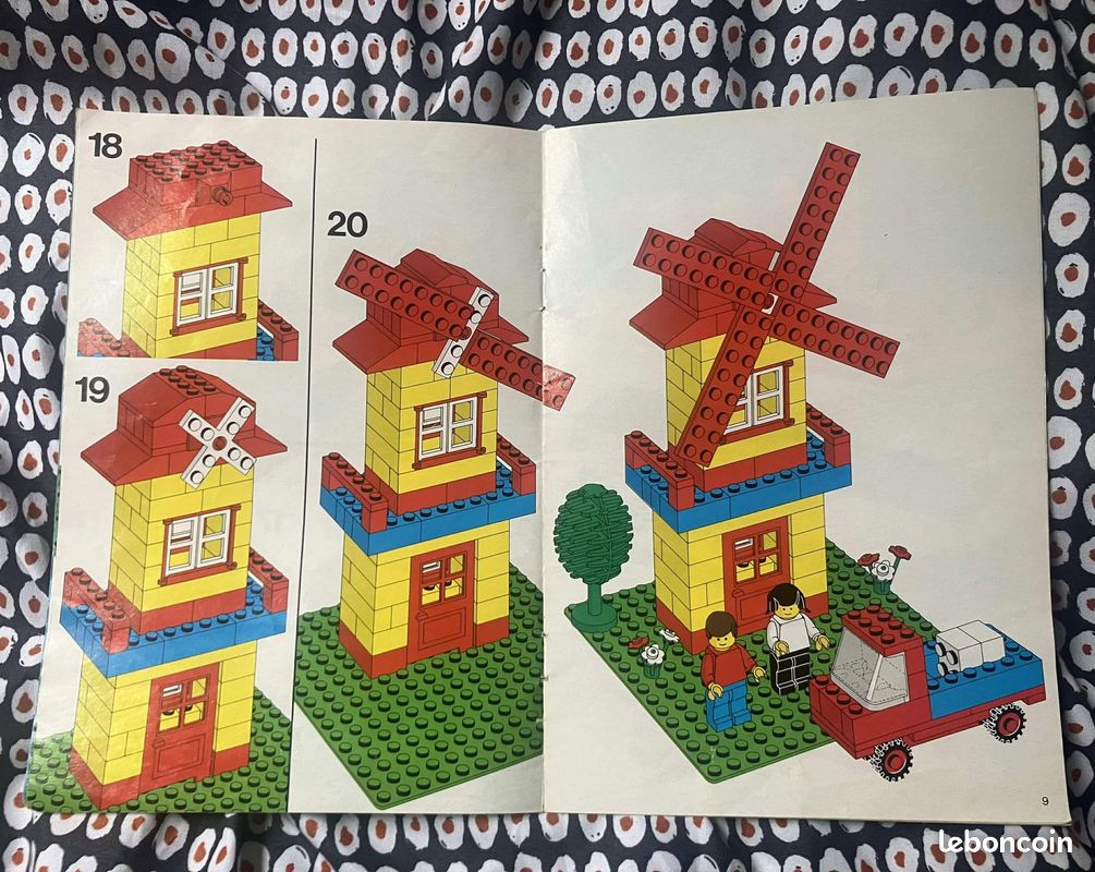 Notice jeu Lego ancienne vintage (1 notice) (image 2)