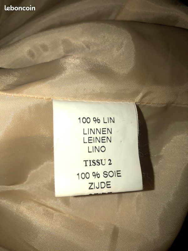 Robe et veste beige taille 36 (image 7)