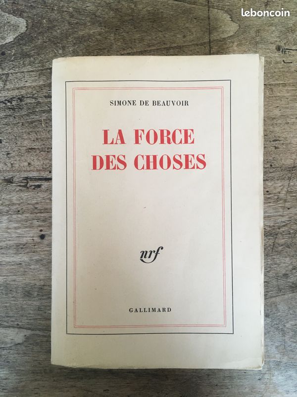 Simone de Beauvoir (rare) - La force des choses - édition originale (image 1)