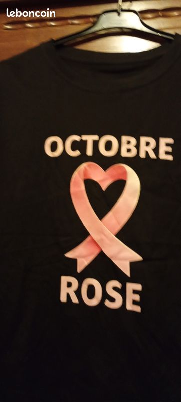 Tee Shirt Octobre Rose Femme, T-Shirt De Lutte Contre Le