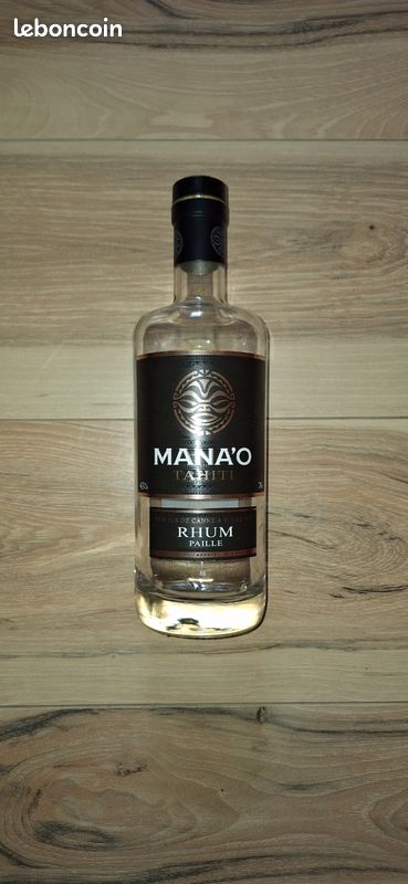 Bouteille de rhum vide Manao collection (image 1)