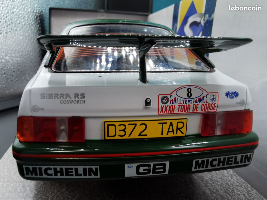 Modèle Réduit Solido Ford Sierra RS Cosworth #8 Tour De Corse 1988 - échelle 1/18 Neuve