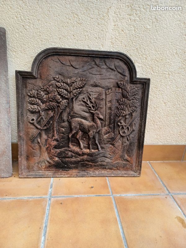 Plaques cheminée en fonte (image 1)