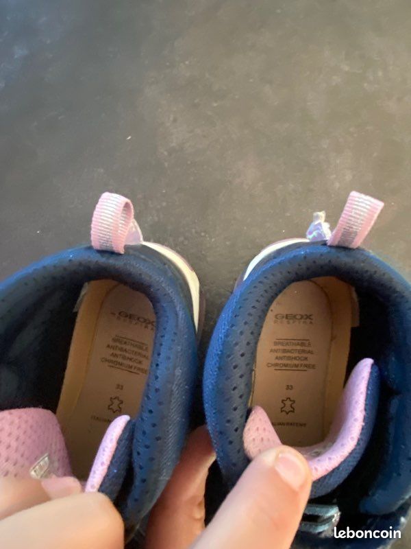 Sneakers geox haute fille très bon état (image 4)