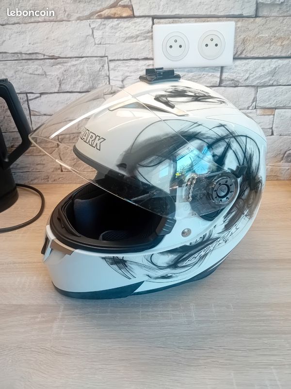 Casque moto shark taille XS (image 1)