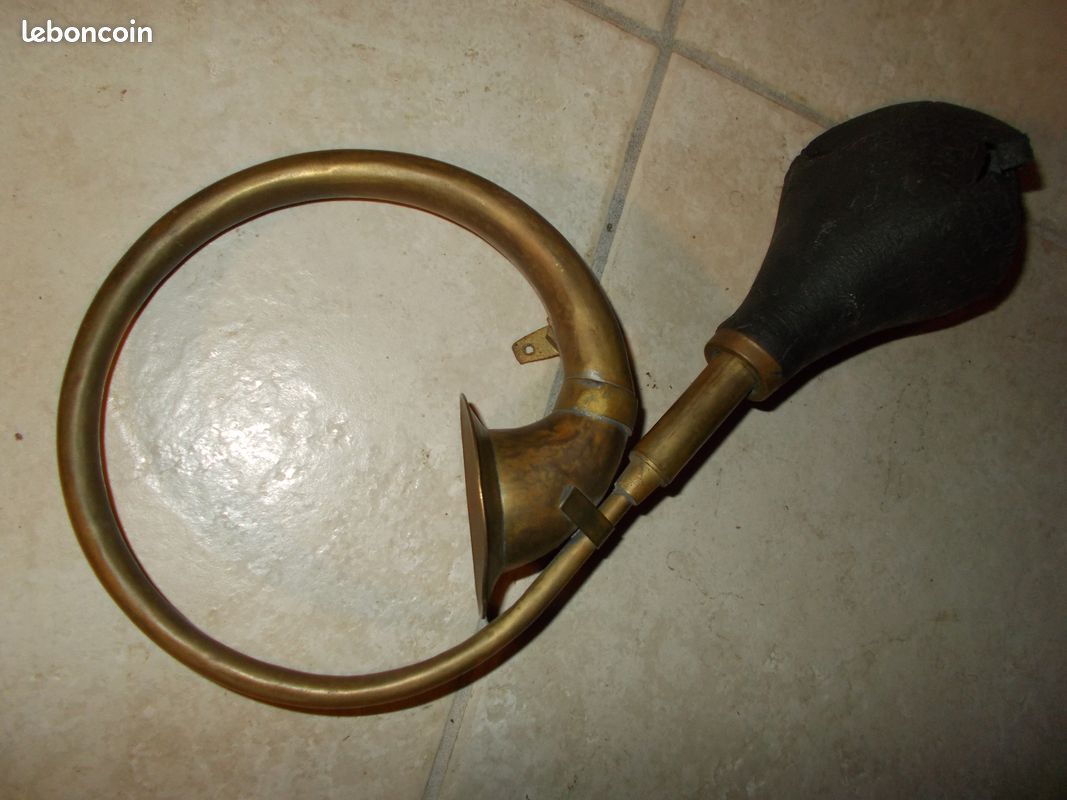 Ancienne Trompe Klaxon Auto SEV MARCHAL - Poire Caoutchouc - Très Bon état