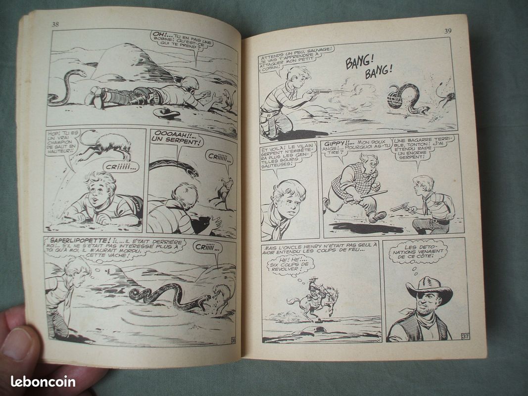 à saisir........RARE bd petit format de........" CARABINA SLIM "....n. 2.........éditions MON JOURNAL.....( RODEO..JIM CANADA...NEVADA...MISTER NO... Etc..)..... (image 5)