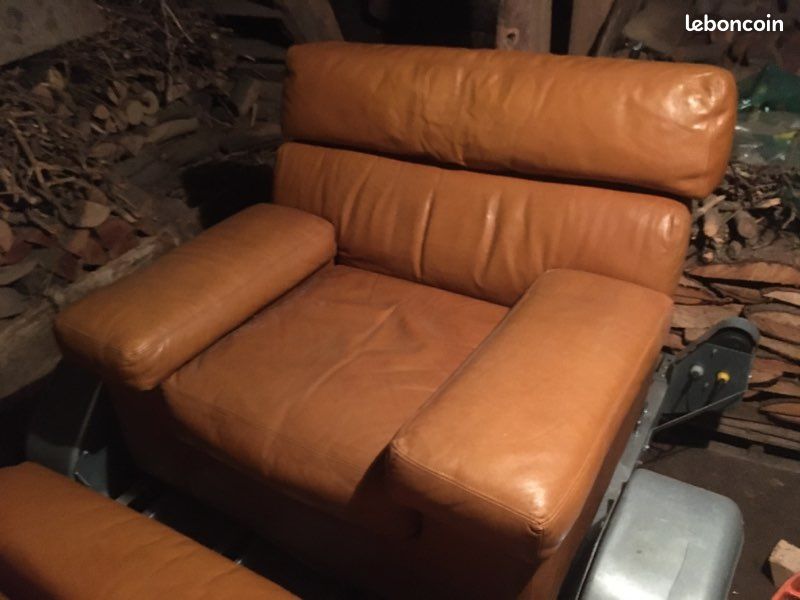 Fauteuil cuir (image 1)