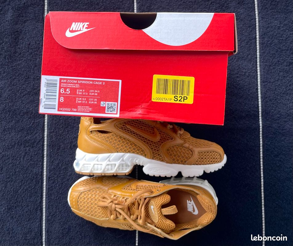 Nike Air Zoom Spiridon Cage “ Wheat ” – Taille 39 – DSWT