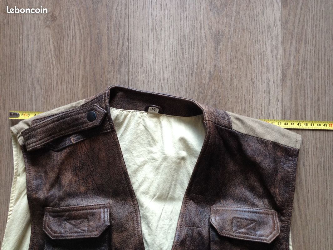 Gilet Cuir Homme style Western (image 13)