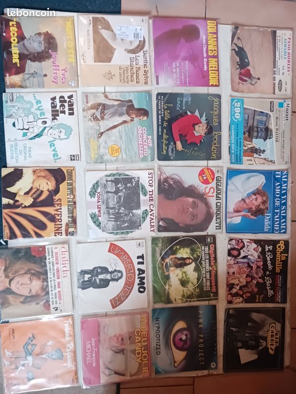 Gros lot vinyles 45 tours année 60-70-80 (image 17)
