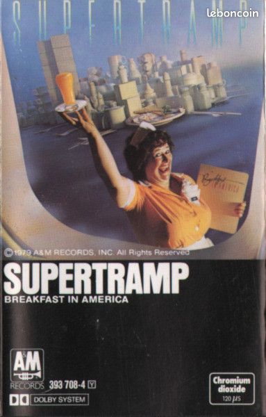 Cassette audio SUPERTRAMP "breakfast" très bon état (image 1)
