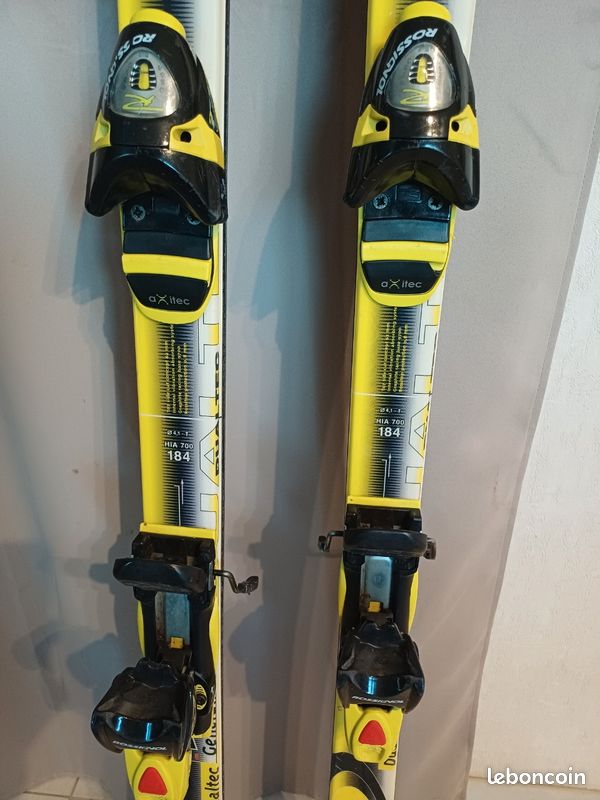 Paire de ski 1,84m + batons (image 4)
