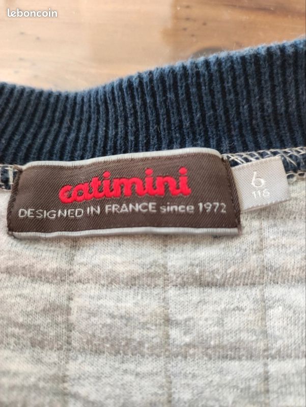 Pull imprimé jacquard Catimini en bleu pour garçon (3-16 ans