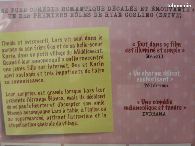 Une fiancée pas comme les autres, Ryan Gosling, dvd - DVD - Films 