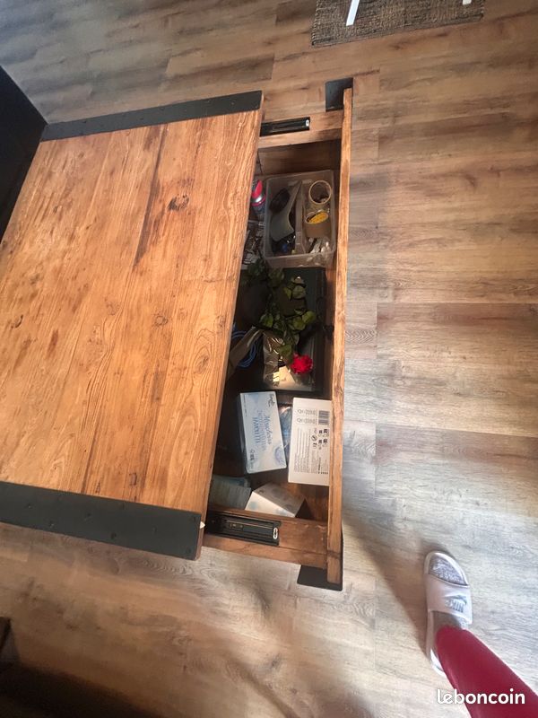 Table malle interiors – table basse coffre – excellent état (image 2)